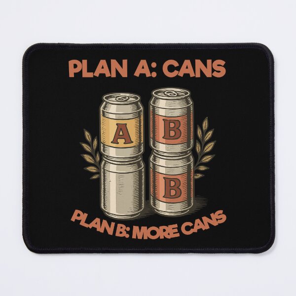 Item preview, funny prepper plans for Cans Survival design designed and sold by LuminOrb.