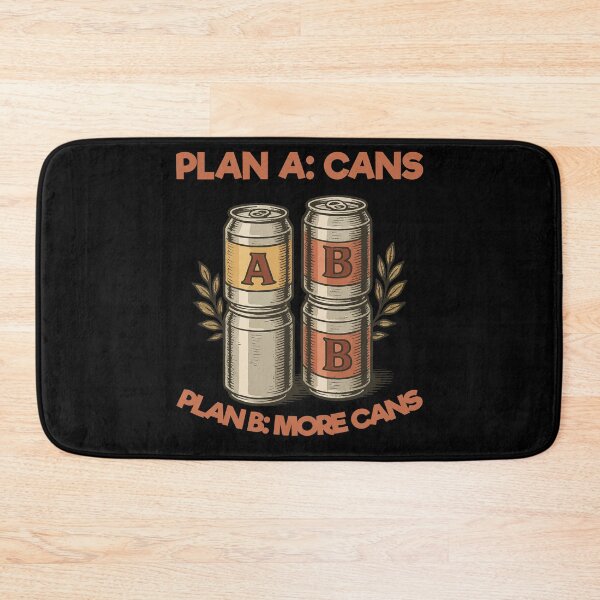 Item preview, funny prepper plans for Cans Survival design designed and sold by LuminOrb.