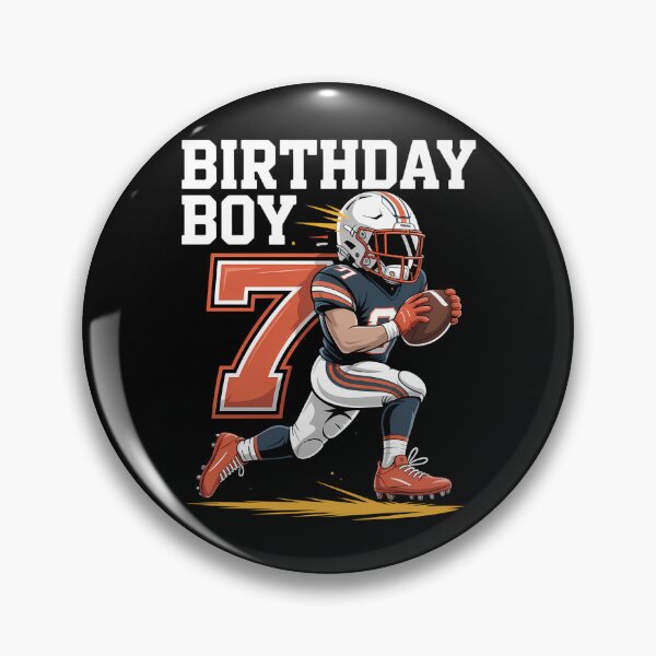 Item preview, 7 Years Old Football Player 7th Football Birthday designed and sold by tearbytea.