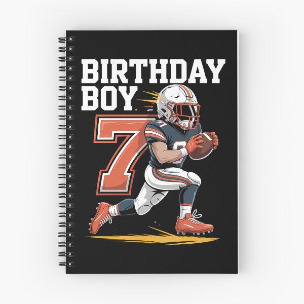 Item preview, 7 Years Old Football Player 7th Football Birthday designed and sold by tearbytea.