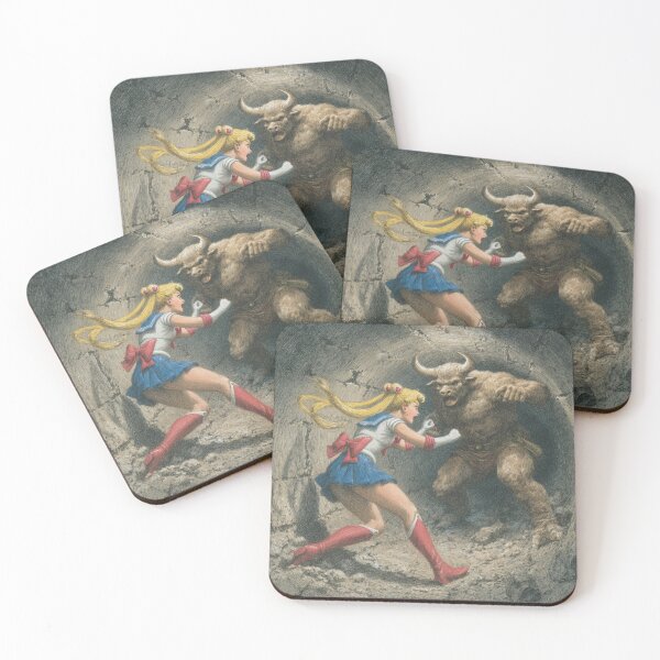Item preview, Sailor Moon vs The Minotaur designed and sold by pastel.moonwave.