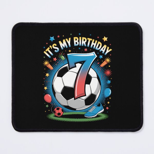 Item preview, 7th Birthday Soccer Football 7 Years Old designed and sold by tearbytea.