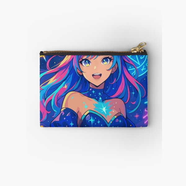 Item preview, Magical Anime Girl with Neon Spells designed and sold by NeroKanji.