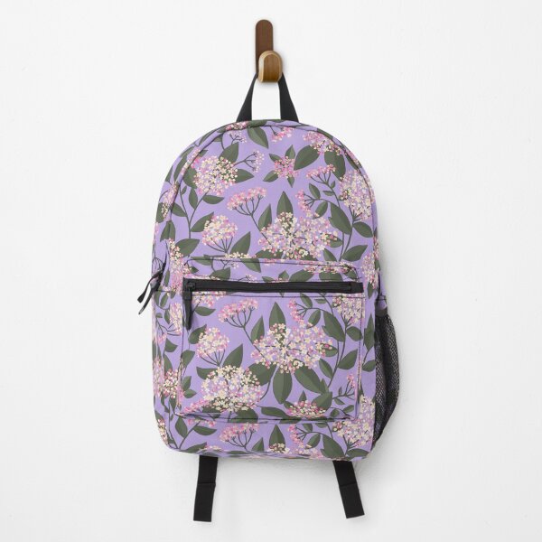 Item preview, Bold and Bright Viburnum flowers on Lilac designed and sold by Millefolia Design .