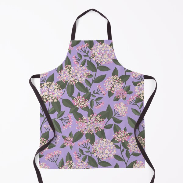 Item preview, Bold and Bright Viburnum flowers on Lilac designed and sold by Millefolia Design .