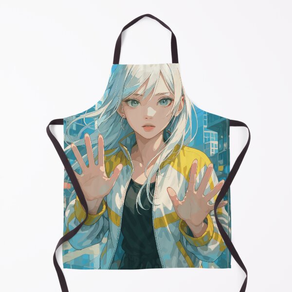 Item preview, Anime Girl Behind Glass in Urban City designed and sold by NeroKanji.
