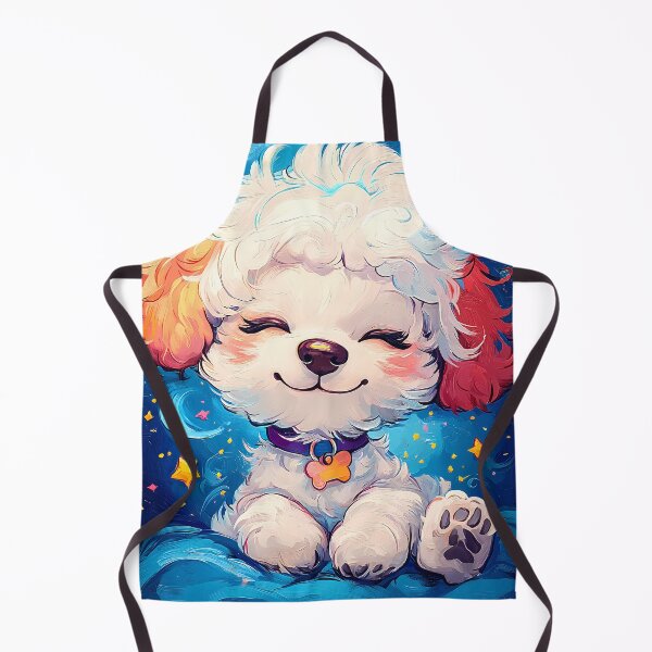 Item preview, Animal Adorable Fluffy Puppy Floating Among Starry Night Dreams designed and sold by yinttigrric.