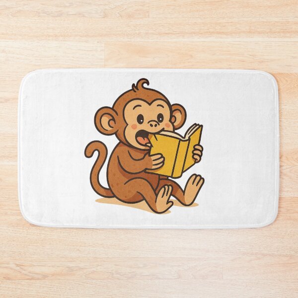 Item preview, A Baby Monkey Eating A Book designed and sold by 2competent4life.