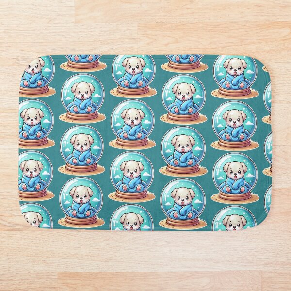 Artikelvorschau, Kleine kawaii Hunde-Schneekugel entworfen und verkauft von Artillenium.