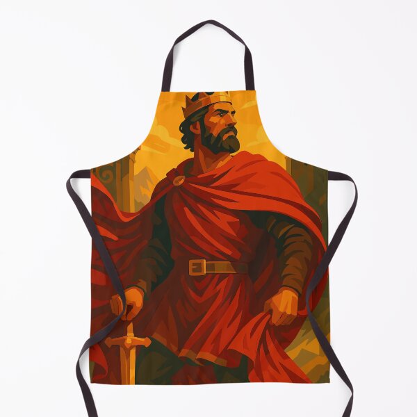 Item preview, Majestic Fantasy King in Red Cloak with Sword designed and sold by NeroKanji.