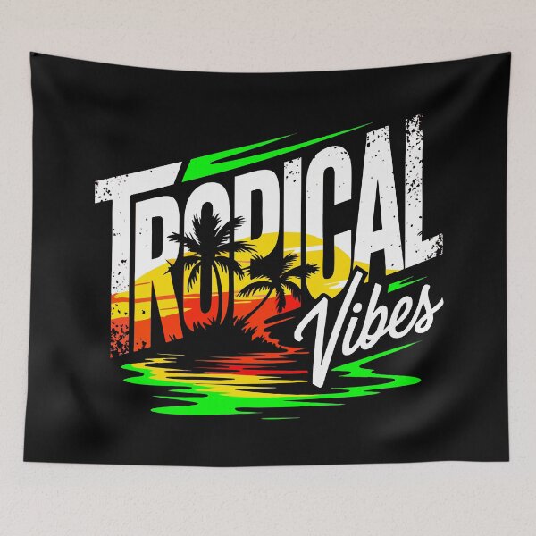 Item preview, Sunset Serenade: Embracing Tropical Vibrations designed and sold by 89BLACK.