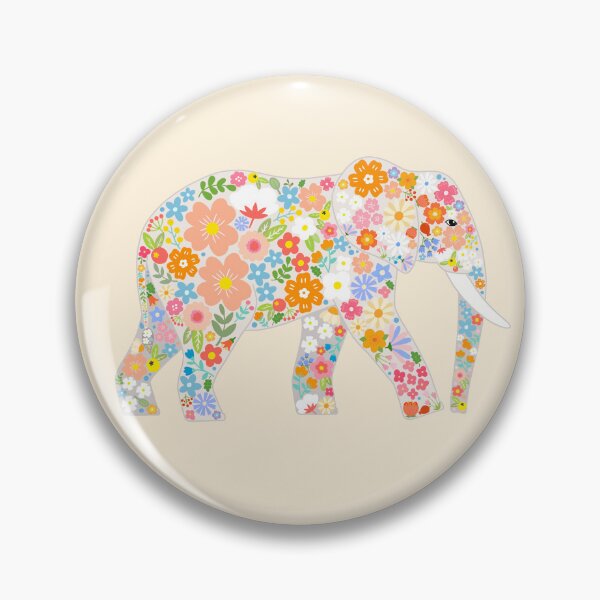 Item preview, Flower Elephant  designed and sold by IdinDesignShop.