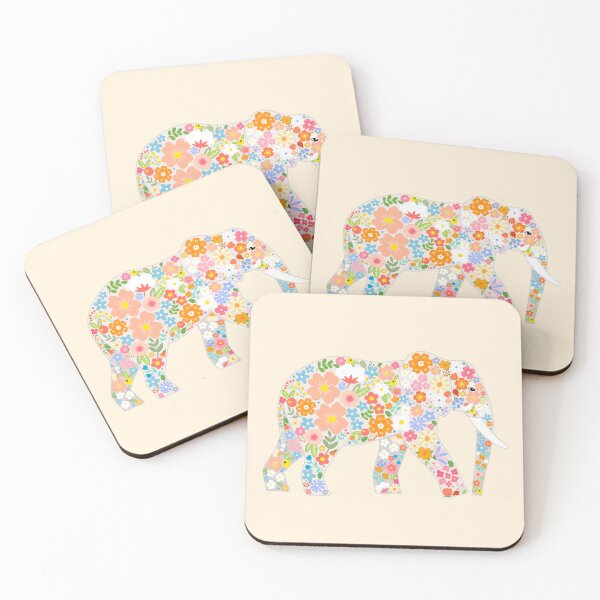 Item preview, Flower Elephant  designed and sold by IdinDesignShop.