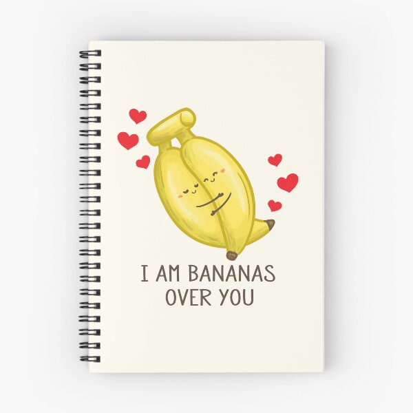 Item preview, Fruit Pun - I am Bananas Over You Puns designed and sold by Khotekmei.