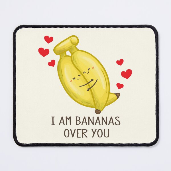 Item preview, Fruit Pun - I am Bananas Over You Puns designed and sold by Khotekmei.