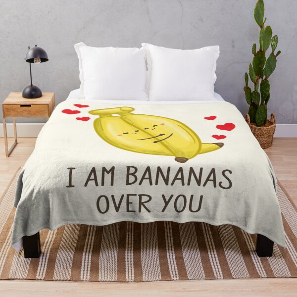 Item preview, Fruit Pun - I am Bananas Over You Puns designed and sold by Khotekmei.