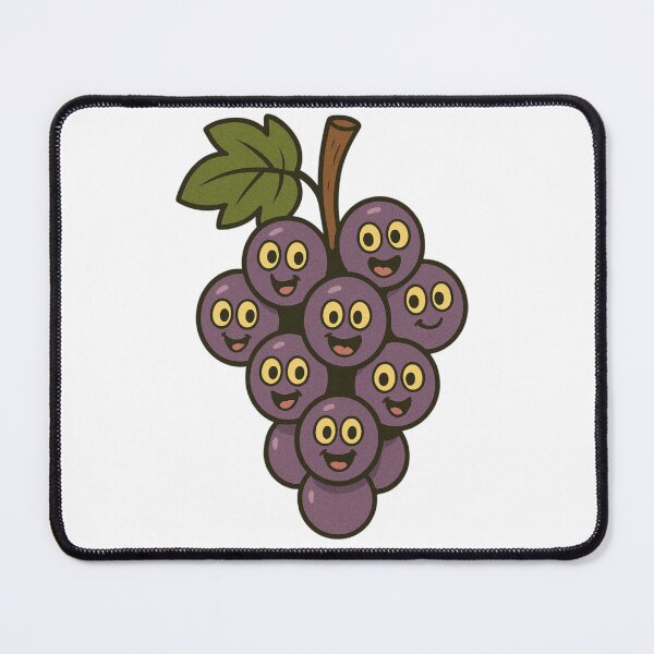 Item preview, Cute Cartoon Grapes designed and sold by 2competent4life.