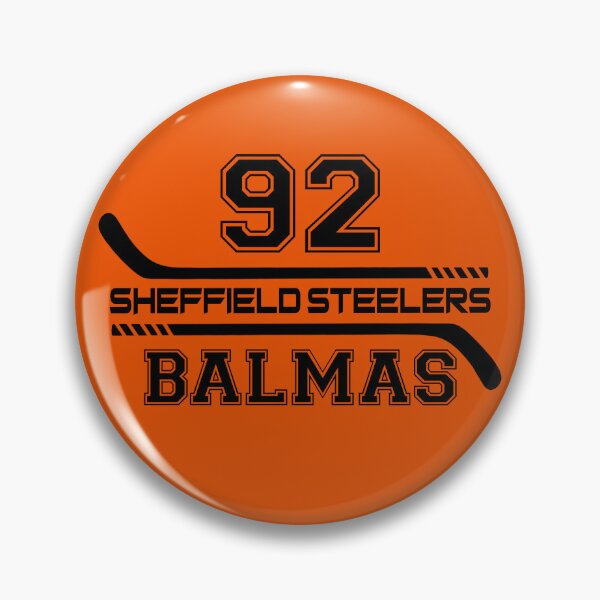 Item preview, Sheffield Steelers Ice Hockey Sticks - 92 Mitchell Balmas designed and sold by Tarantula Design Co. .