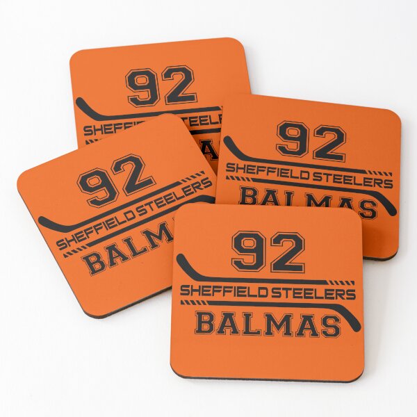 Item preview, Sheffield Steelers Ice Hockey Sticks - 92 Mitchell Balmas designed and sold by Tarantula Design Co. .