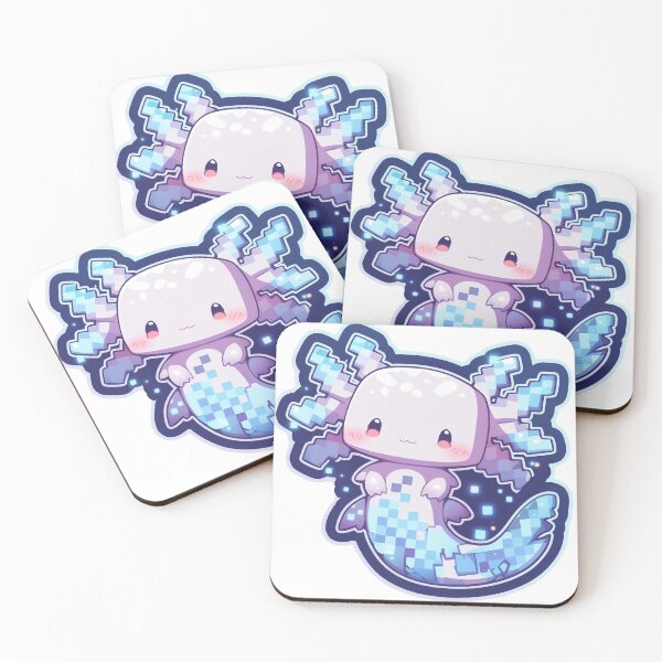 Item preview, Rare Blue Axolotl – Pixel Perfect Cuteness! designed and sold by Stick    It Out.