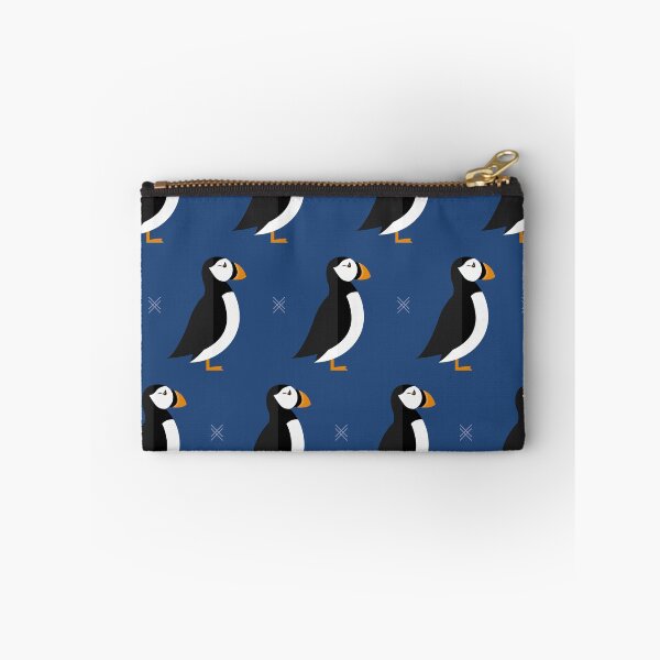 Item preview, Puffins on blue designed and sold by reneesillus.