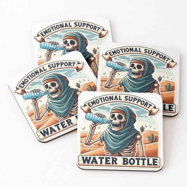 Item preview, Emotional Support, Emotional Support Water Bottle designed and sold by vectcd.