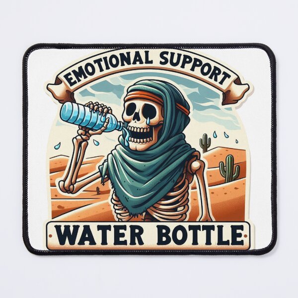 Item preview, Emotional Support, Emotional Support Water Bottle designed and sold by vectcd.