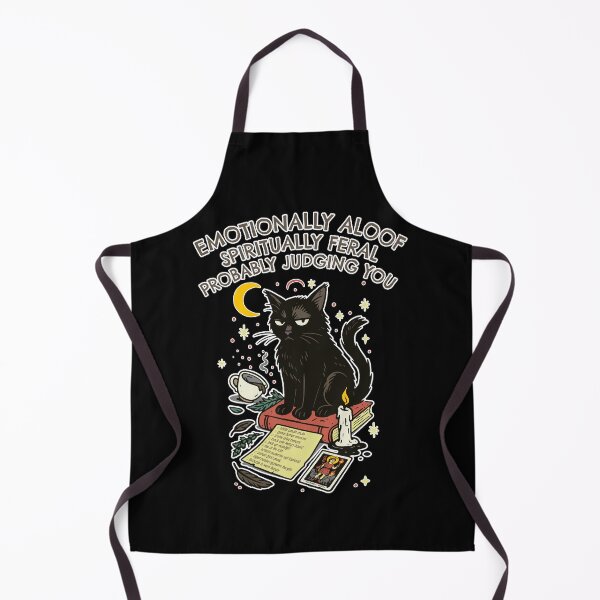 Item preview, Spiritually Feral Cat Familiar: Emotionally Aloof & Judgy designed and sold by Happy Puppy Print On Demand.