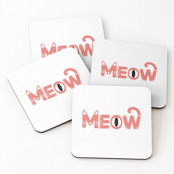 Item preview, MEOW Cat Typography – Cute Kitty Lettering Design designed and sold by TipTop GFX.