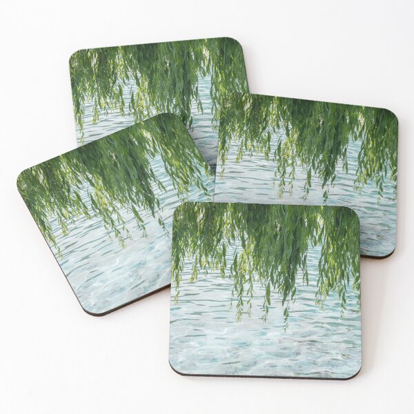 Item preview, Biophilic Willow Curtains with Spa Vibe designed and sold by Georgia Mizuleva.