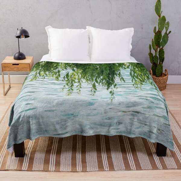 Item preview, Biophilic Willow Curtains with Spa Vibe designed and sold by Georgia Mizuleva.