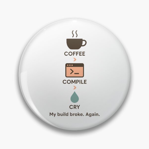Item preview, Coffee Compile Cry – Funny Coding Programmer designed and sold by Shirt404.