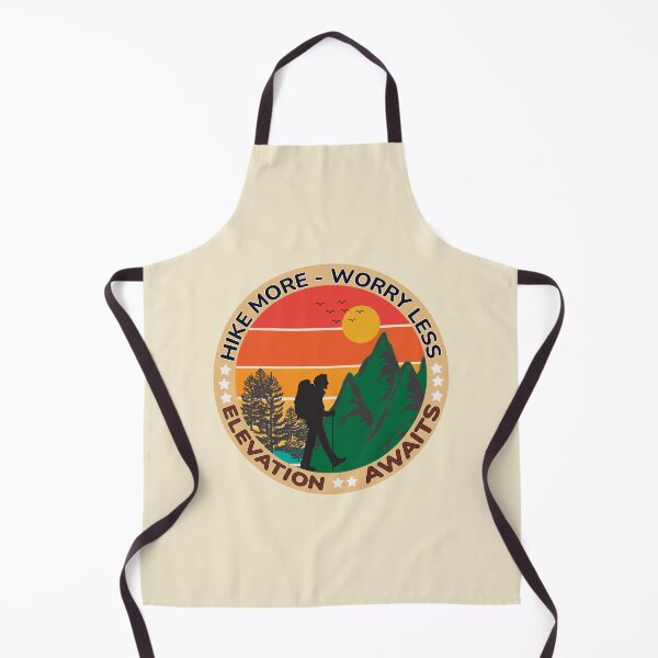 Item preview, Hike More Worry Less Elevation Awaits - Motivational Hiking Adventure designed and sold by InDesignUSA.