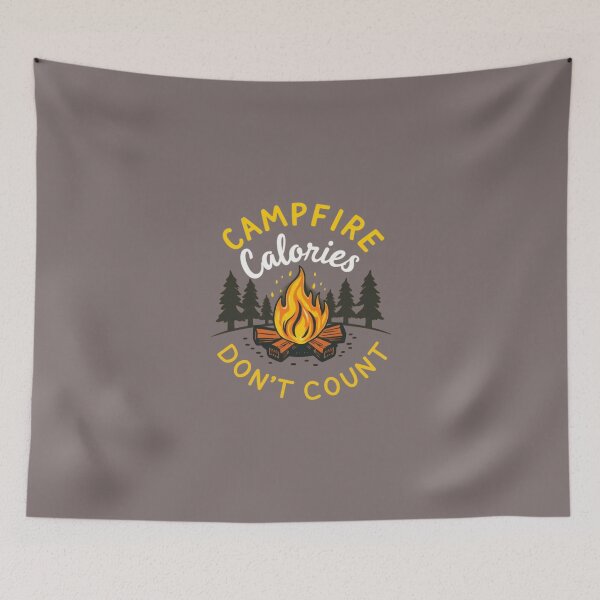 Item preview, Campfire Calories Don't Count designed and sold by Be-Adventurous.