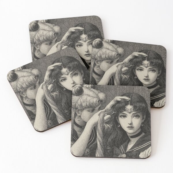 Item preview, Sailor Moon Braiding Sailor Mars’ Hair  designed and sold by pastel.moonwave.