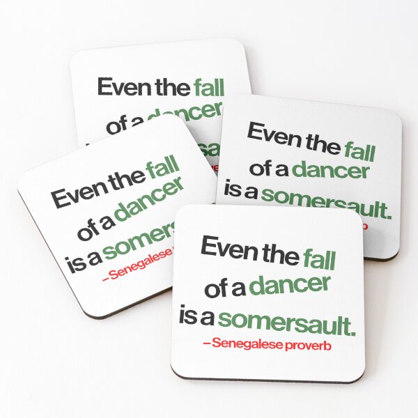 Item preview, Even the Fall of a Dancer... designed and sold by Kipepeo Design Ltd..