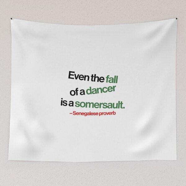 Item preview, Even the Fall of a Dancer... designed and sold by Kipepeo Design Ltd..