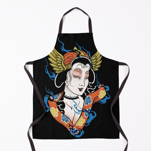 Item preview, Traditional Japanese Tattoo Valkyrie Beautiful Woman designed and sold by EduardCiurte.