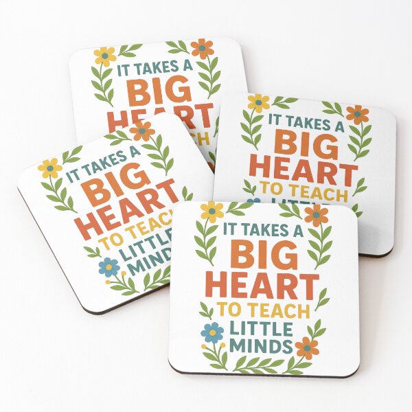 Item preview, It Takes a BIG HEART To Teach Little Minds / Thank You Teacher Gift designed and sold by UKPerfectPrints.