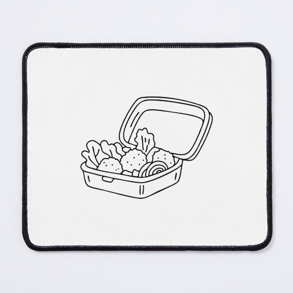 Item preview, Nuggets served in a lunchbox with vegetables and fruit designed and sold by rasagamastore.