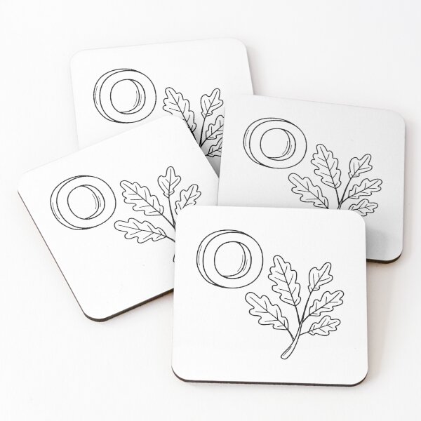 Item preview, An illustration of letter O stand for Oak beside it designed and sold by rasagamastore.