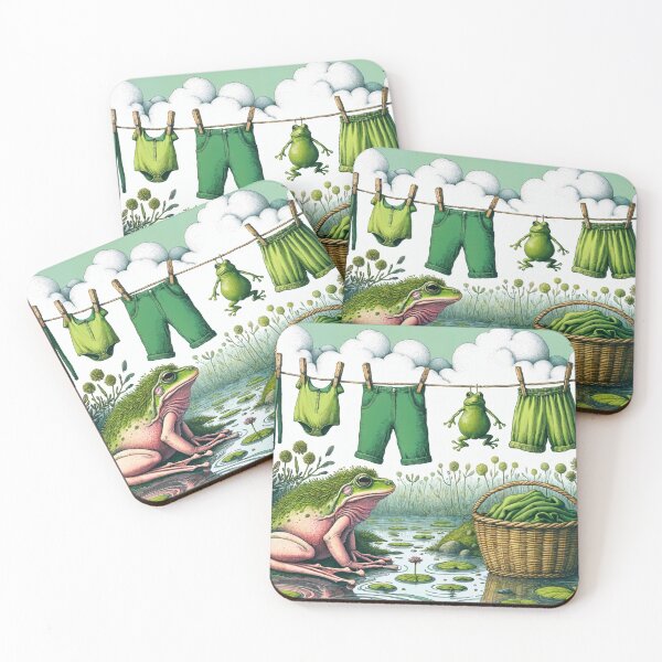 Item preview, The Frog Is Drying the Wash designed and sold by M-Y-A-R-T-.