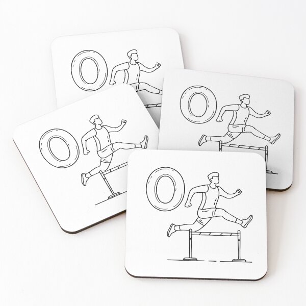 Item preview, An illustration of letter O stand for Obstacle beside it designed and sold by rasagamastore.