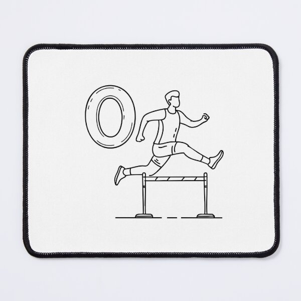 Item preview, An illustration of letter O stand for Obstacle beside it designed and sold by rasagamastore.