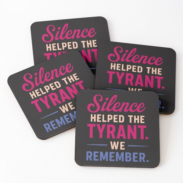 Item preview, Silence Helped The Tyrant: We Remember Patriotic Protest Typography designed and sold by elynne9.