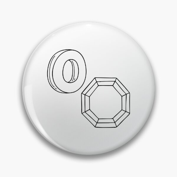 Item preview, An illustration of letter O stand for Octagonal beside it designed and sold by rasagamastore.