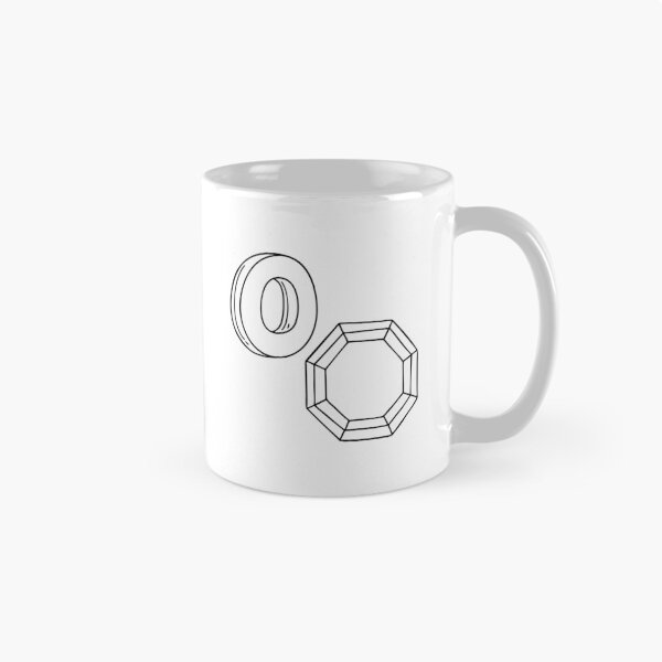 Item preview, An illustration of letter O stand for Octagonal beside it designed and sold by rasagamastore.