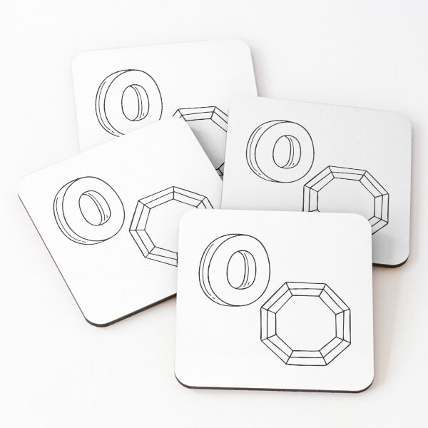 Item preview, An illustration of letter O stand for Octagonal beside it designed and sold by rasagamastore.