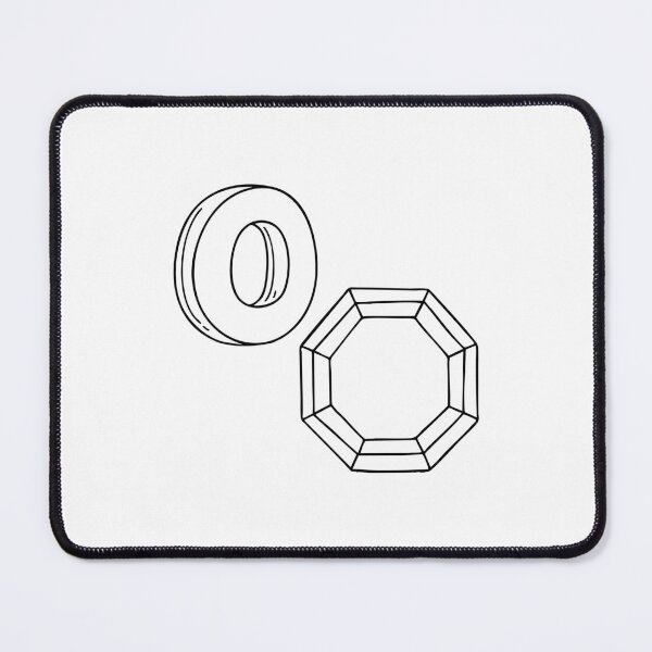 Item preview, An illustration of letter O stand for Octagonal beside it designed and sold by rasagamastore.