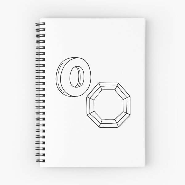 Item preview, An illustration of letter O stand for Octagonal beside it designed and sold by rasagamastore.